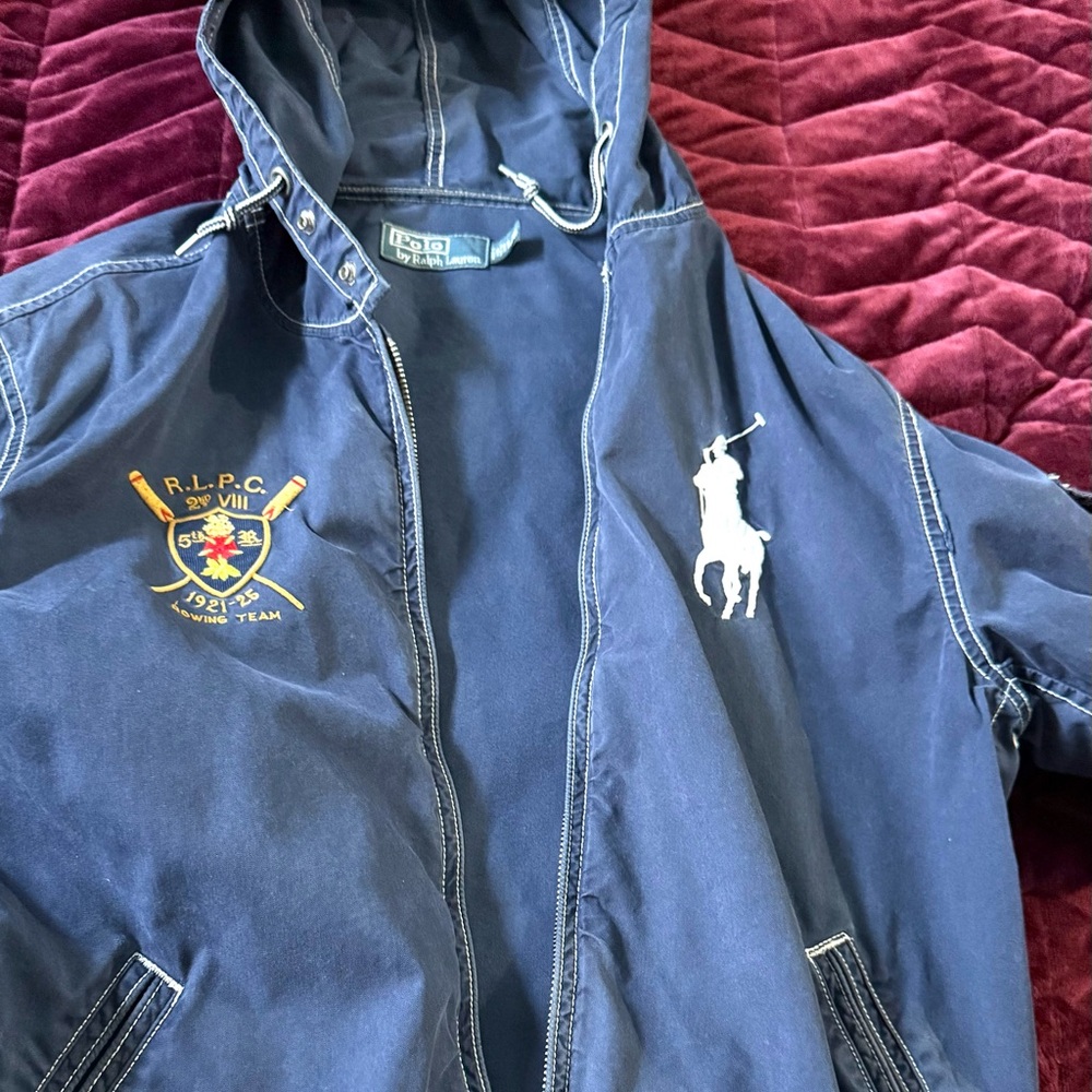 Ralph Lauren Blue Rowing Team Jacket